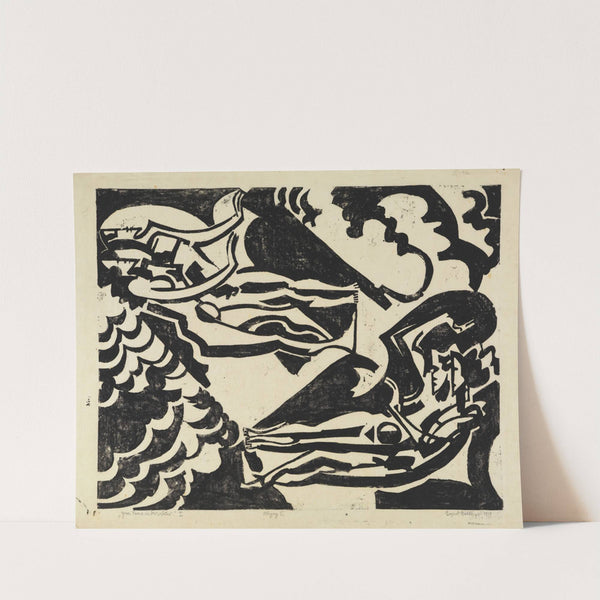 Zwei Paare in der Natur, Blatt I by August Babberger