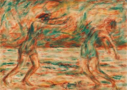 Zwei tanzende Frauen am Strand (1926)
